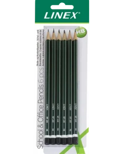 Blyertspennor 6-pack