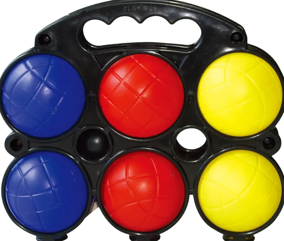 Boccia-spel för trädgården, 6+1 klot