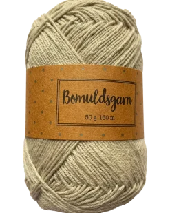 Bomullsgarn 50 g beige
