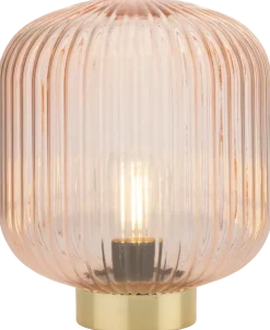 Bordslampa räfflad