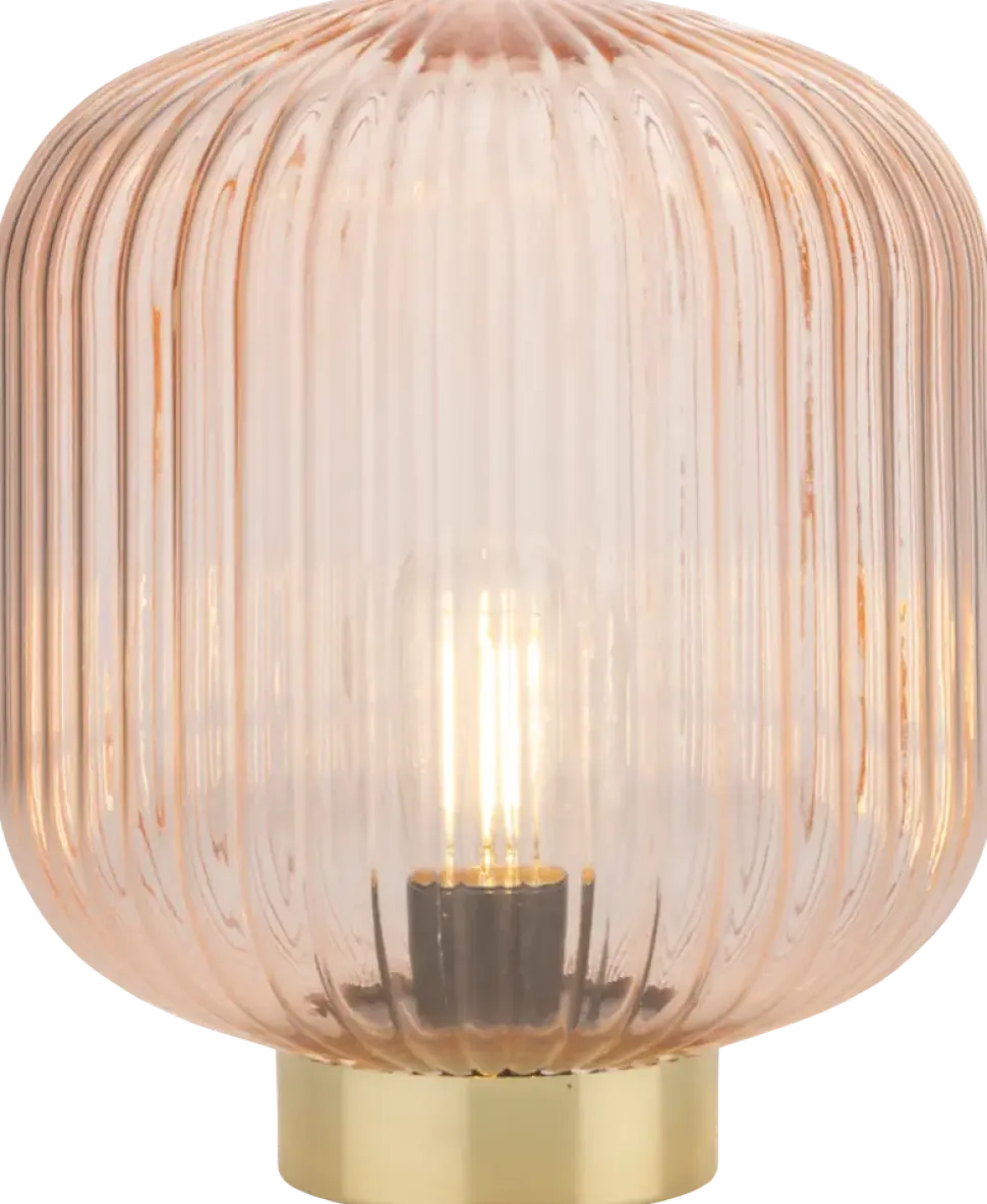 Bordslampa räfflad