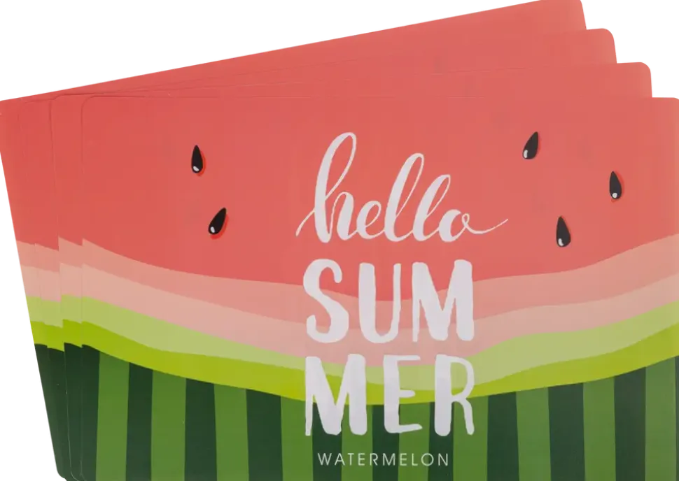 Bordstablett vattenmelon 4-pack