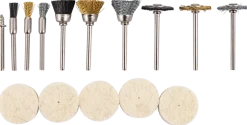 Borst- och polerset Ø3 mm 15 delar