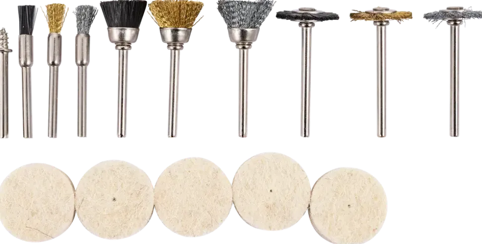 Borst- och polerset Ø3 mm 15 delar