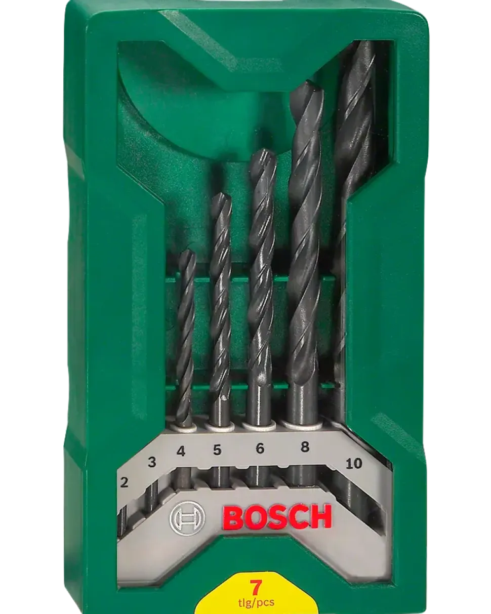 Bosch Metallborrsats Ø2-10 mm 7 delar