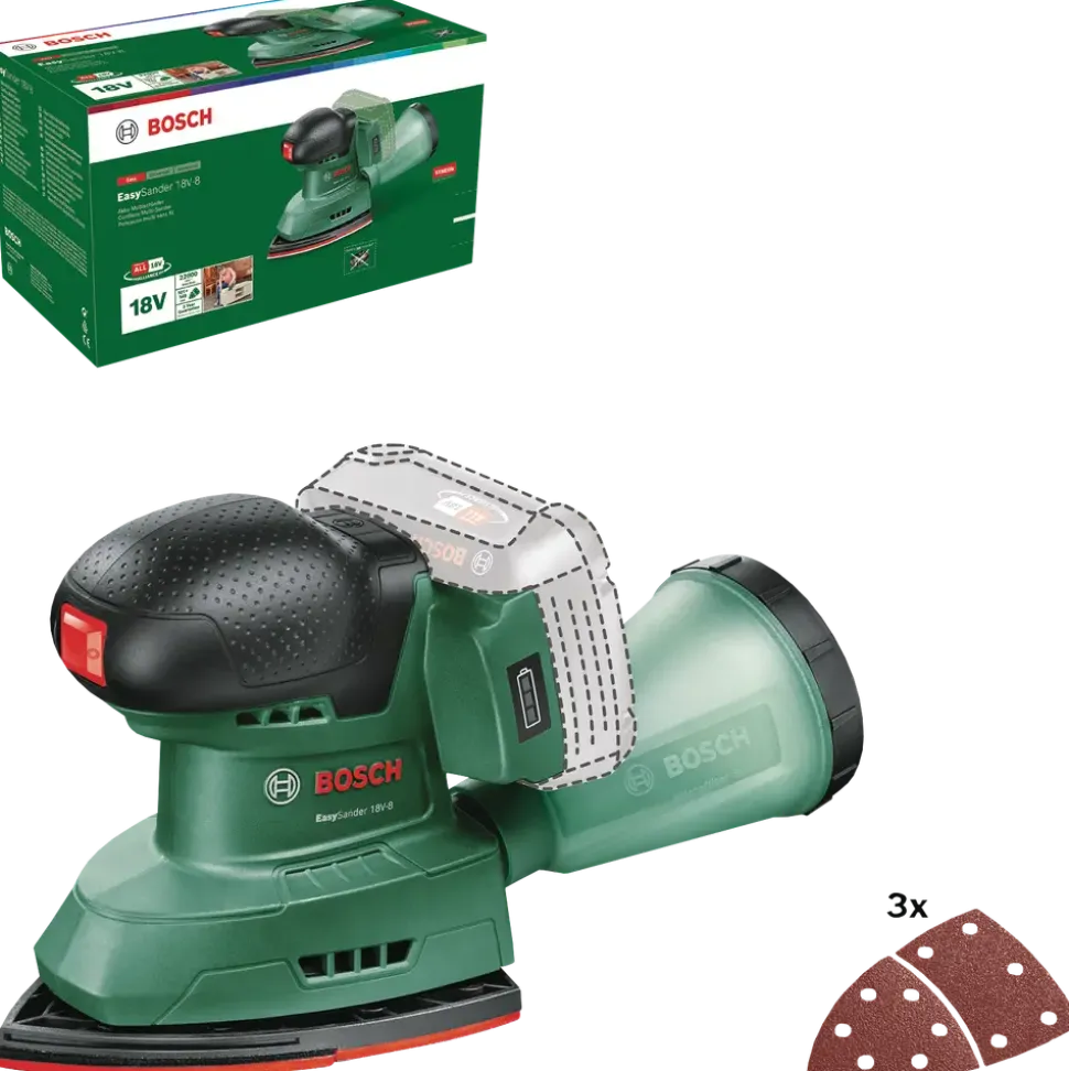 Bosch multislip EasySander 18V-8