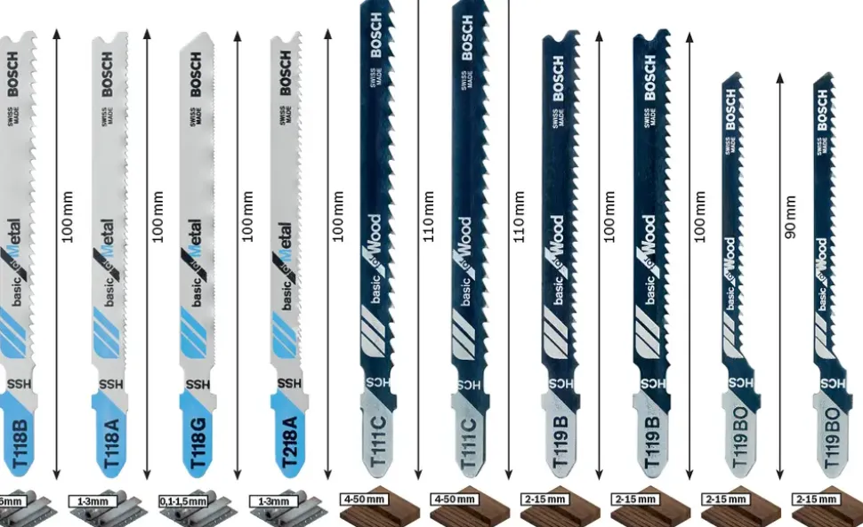 Bosch sticksågsklingor 10-pack