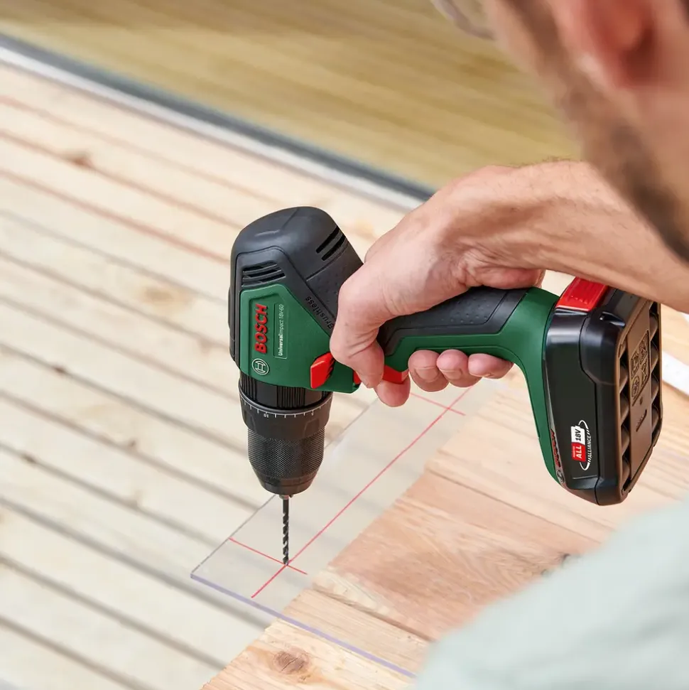 Bosch UniversalImpact 18V slagborrmaskin/skruvdragare inkl. batteri