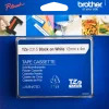 Brother TZ-tejp 4 m - vit/svart