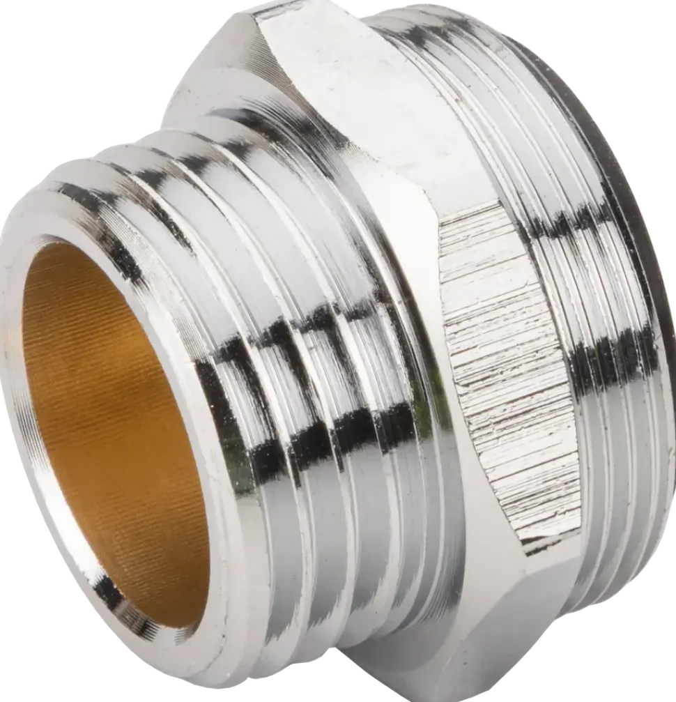 Bussning 24mmx1/2" kromad