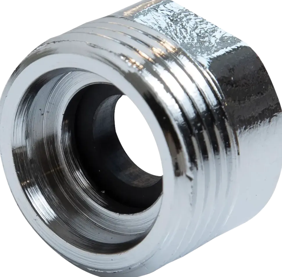 Bussning 1/2x3/4" kromad