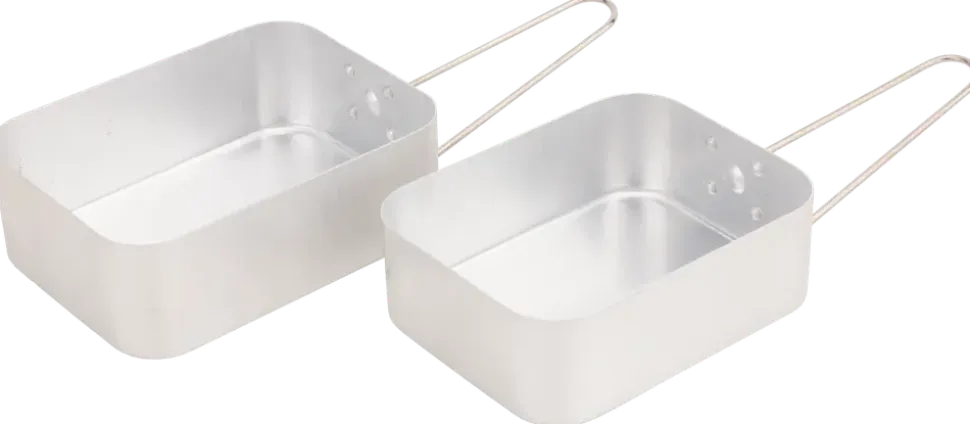 Camping kastrullset aluminium 2 delar