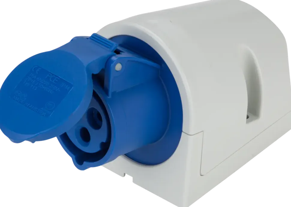 Cee vägguttag 16 amp 3-polig