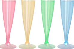 Champagneglas 4-pack - olika färger