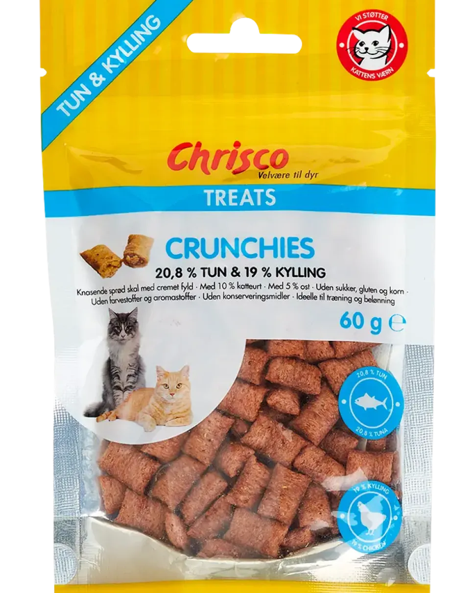 Chrisco Crunchies Tonfisk & Kyckling 60 g