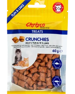 Chrisco Crunchies Tonfisk & Lax 60 g