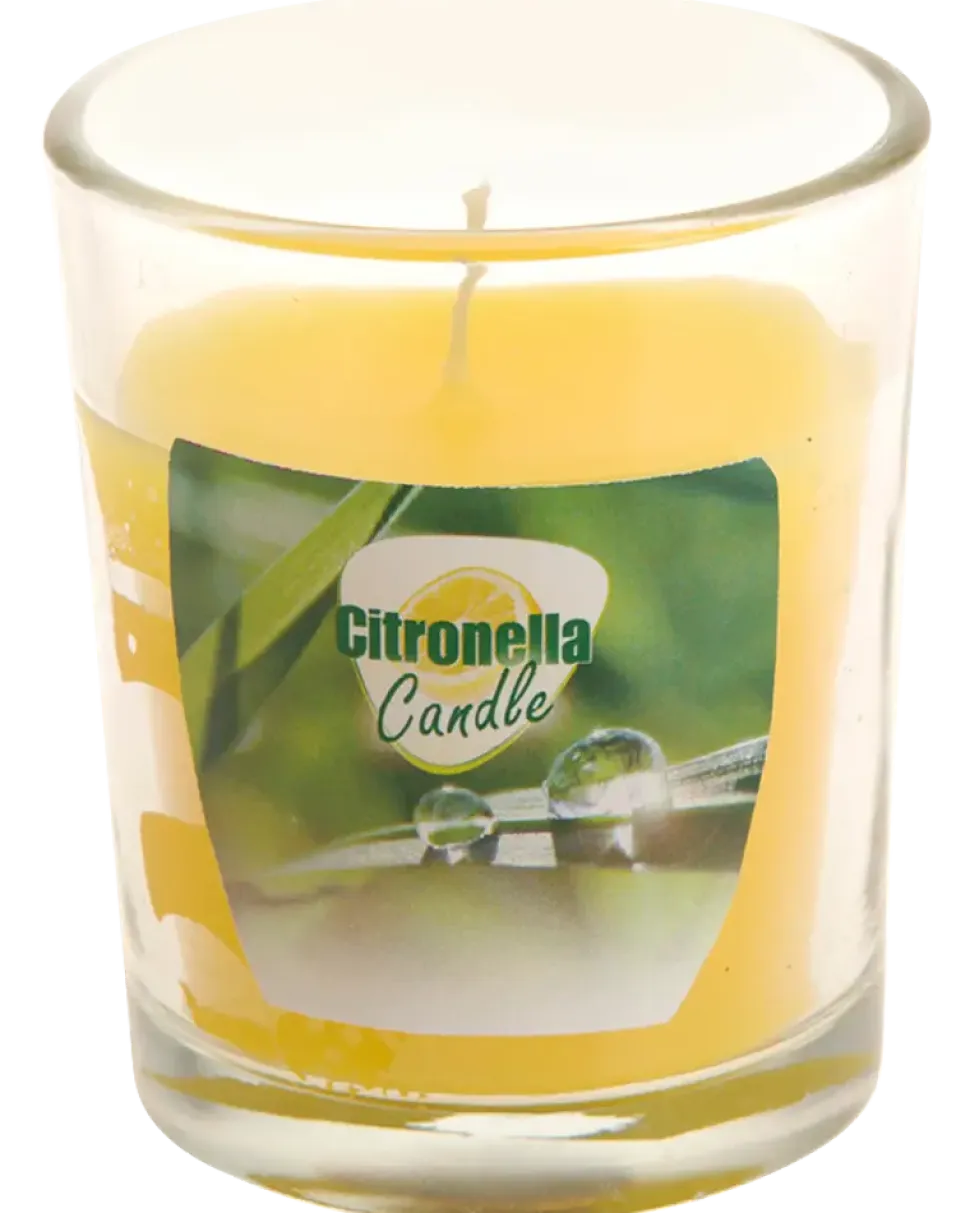 Citronella myggljus glas