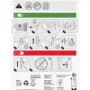 Command™ Avtagbara självhäftande strips, 8 st – vita M