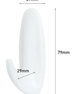 Command™ Designkrok våtrum - Medium 2-pack