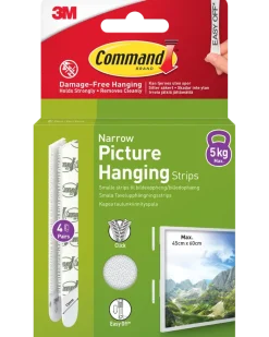 Command™ Strips tavelupphängning – Vit S