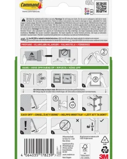 Command™ Strips Tavelupphängning - Svart L