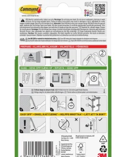 Command™ Strips Tavelupphängning - Vit M och L