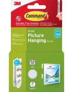 Command™ Strips Tavelupphängning – Vit S