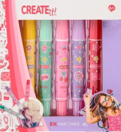 CREATEit! Hårkrita – 5-pack