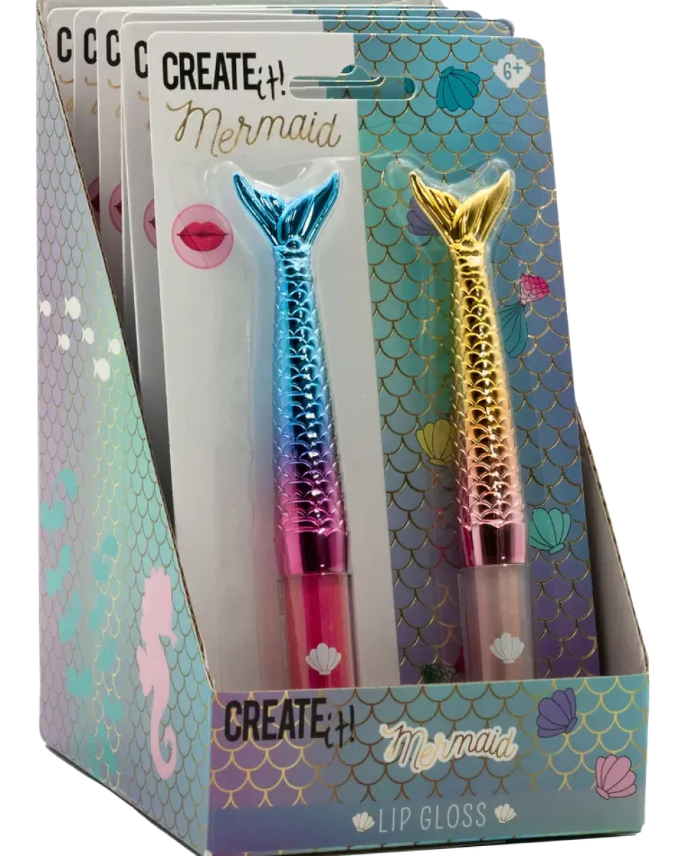 CREATEit Lip Gloss Mermaid 2 st. - olika mönster
