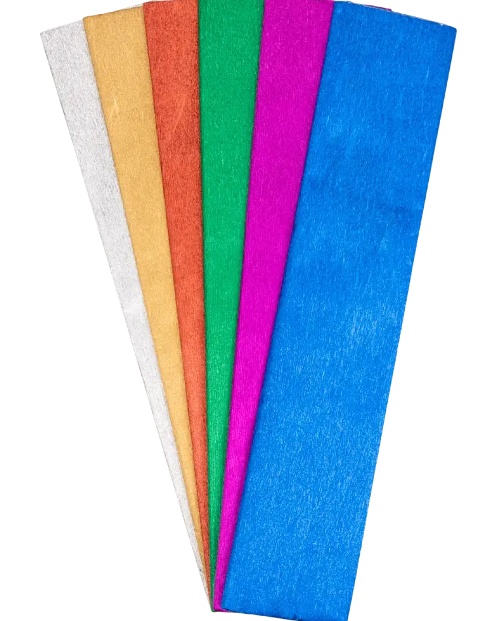 Crepepapper metallic 6 ark