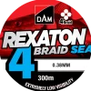 DAM 4 Braid 300M 0,25Mm Gul