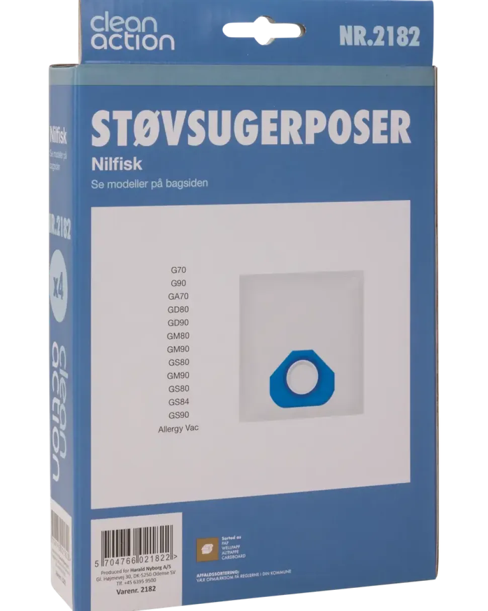Dammsugarpåsa nilfisk gs80-90