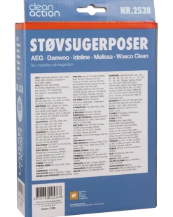 Dammsugarpåsar div märken