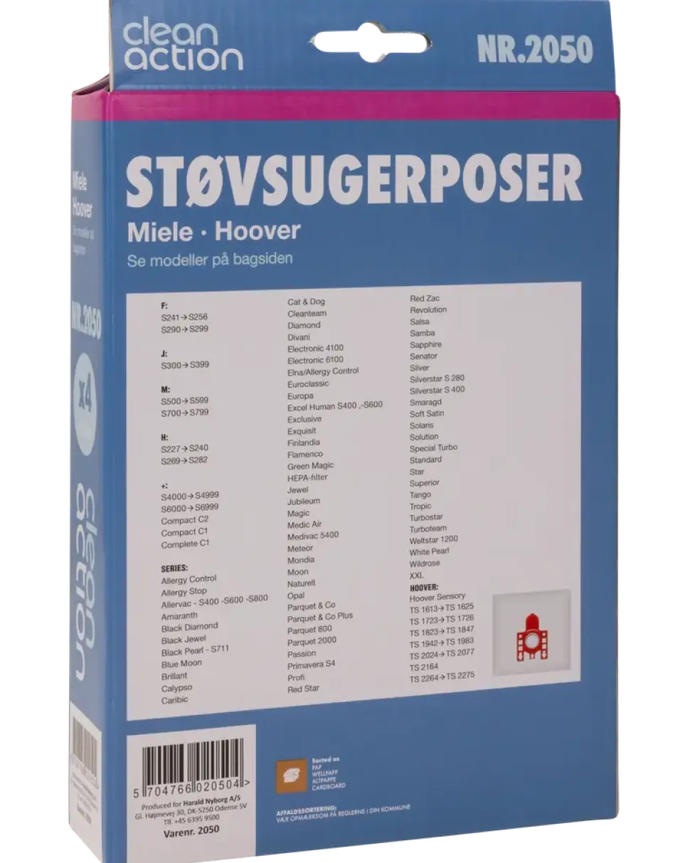 Dammsugarpåsar miele fjm