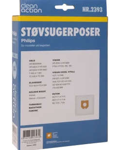 Dammsugarpåsar philips oslo