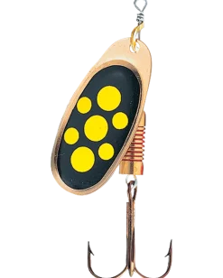 D.A.M. spinnare nr 4 10 g Black/Yellow