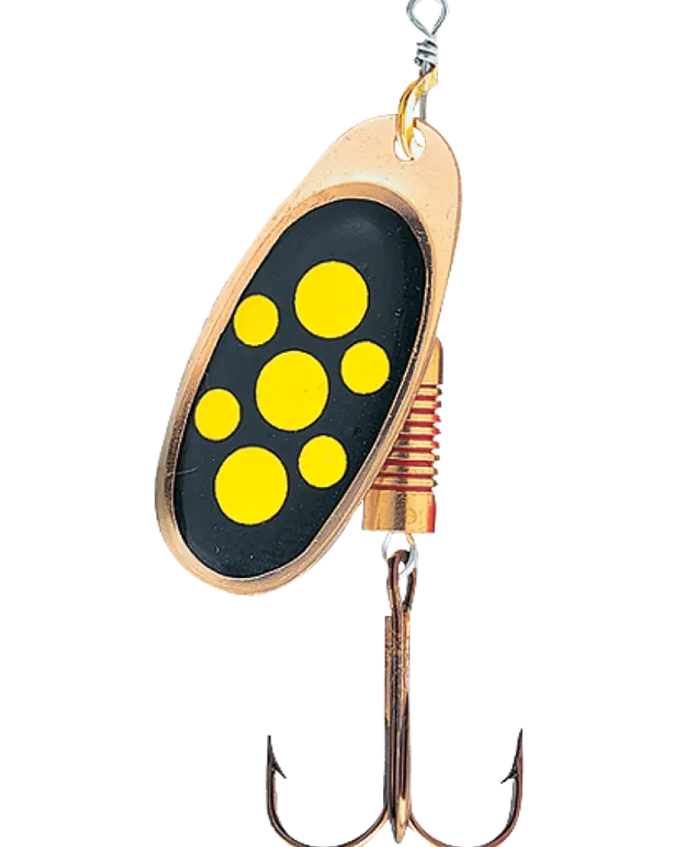 D.A.M. spinnare nr 4 10 g Black/Yellow