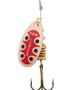 D.A.M. spinnare nr 2 4 g Copper Black Dot