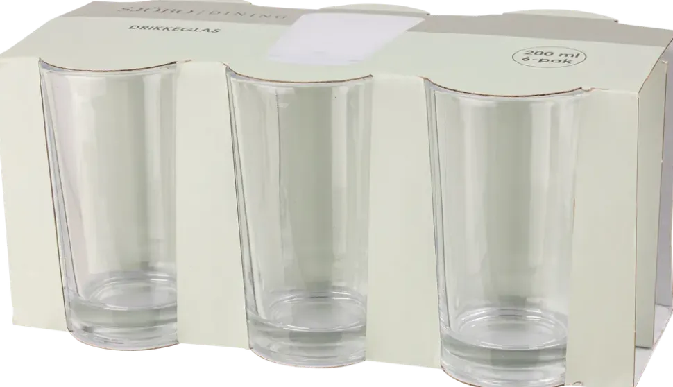 Dricksglas 200 ml 6-pack