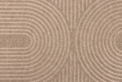 Dörrmatta 40 x 60 cm - Brun/mönstrad