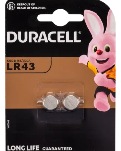 Duracell LR43 2-pack