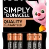 DURACELL Simply AAA 6-pack