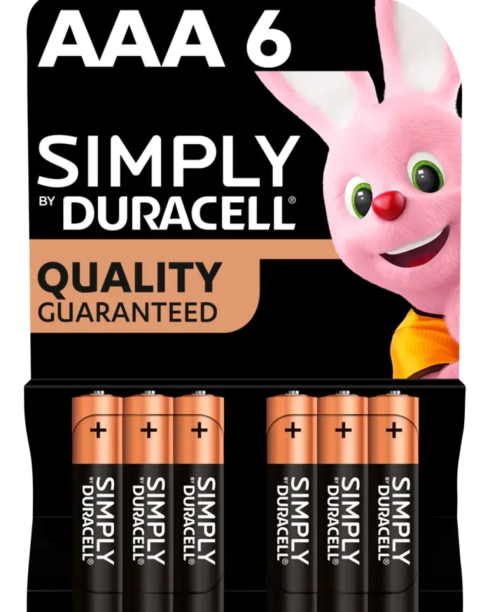 DURACELL Simply AAA 6-pack