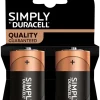 DURACELL Simply D 2-pack