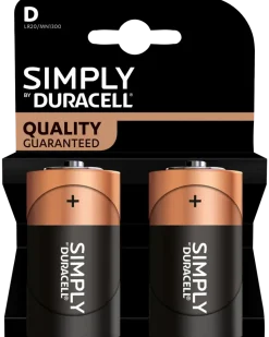 DURACELL Simply D 2-pack