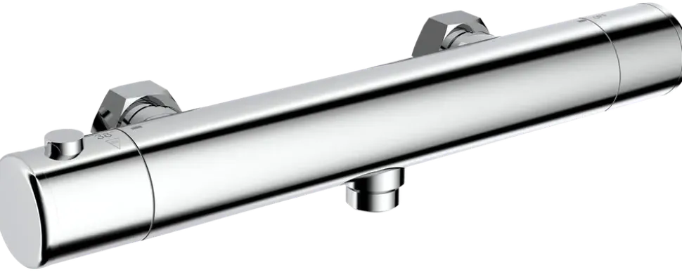 Duschblandare med termostat – Krom
