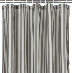 Duschdraperi 140 x 200 cm – Grå randigt
