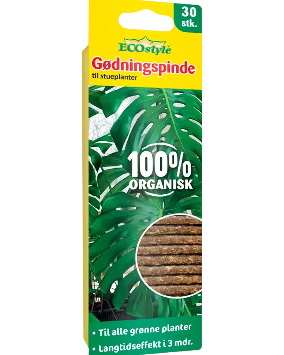 ECOstyle Gödningspinnar för krukväxter 30-pack