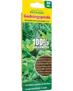 ECOstyle Gödningspinnar för örter 30-pack