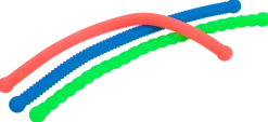 Elastisk pinne 29 cm, 3 st.
